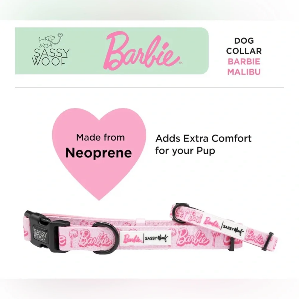 Barbie x Sassy Woof DOG COLLAR - BARBIE™ MALIBU